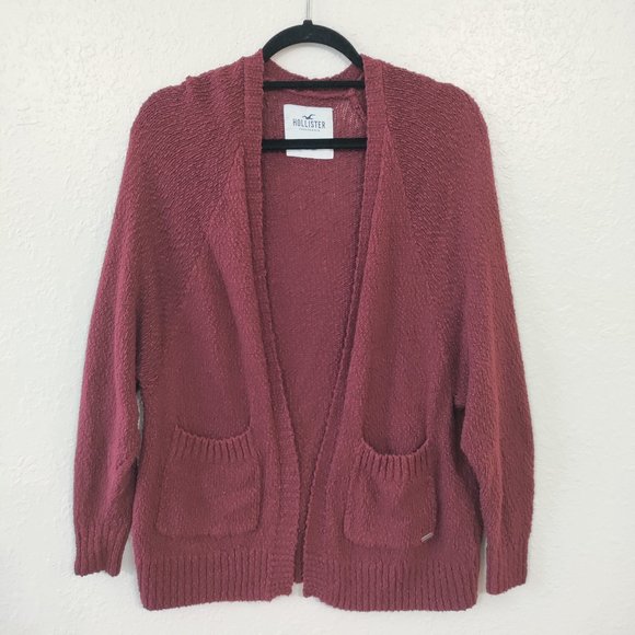Hollister Women's Cardigan Sweater Red XS - Picture 1 of 8